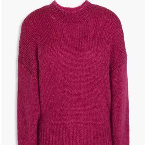 Isabel Marant Mohair-blend sweater (Magenta, FR38)